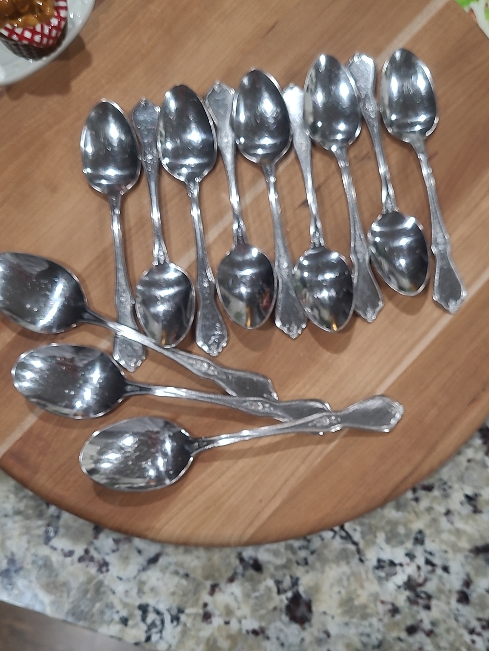 Vintage Oneida ‘Morning Blossom’ 12 Piece Spoon Lot